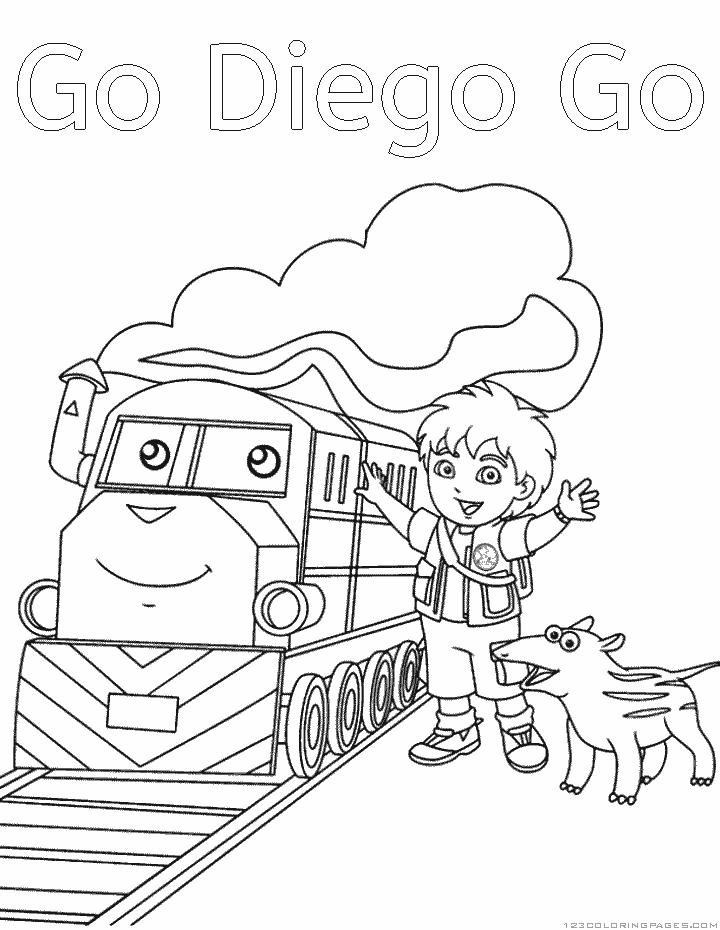 Go Diego Go Coloring Pages Part 2
